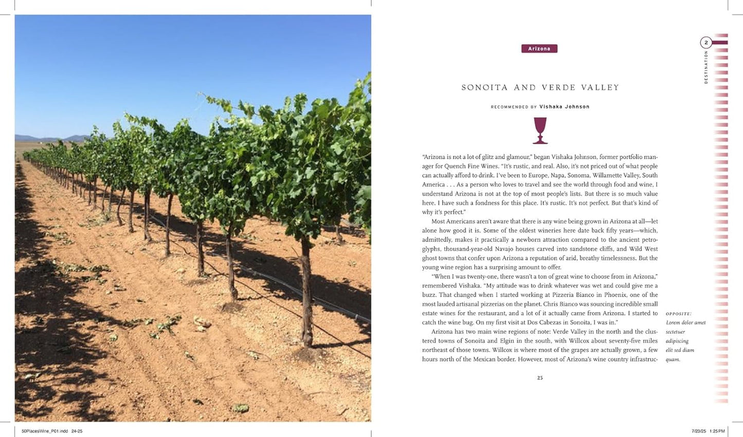 Fifty Places to Drink Wine Before You Die - Findlay Rowe Designs