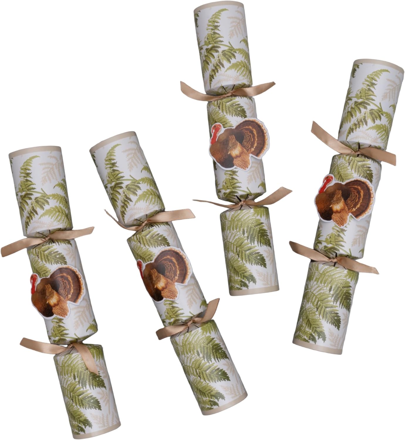 Caspari - Celebration Crackers - Turkey Among Ferns