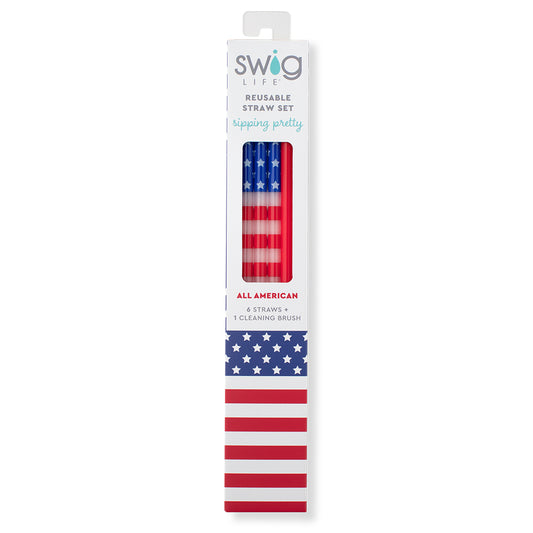 Swig - Reusable Straw Set - All American - Findlay Rowe Designs