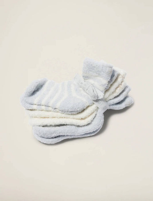 Barefoot Dreams - CozyChic Lite® Infant Sock Set - Blue - Findlay Rowe Designs