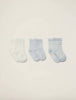Barefoot Dreams - CozyChic Lite® Infant Sock Set - Blue - Findlay Rowe Designs