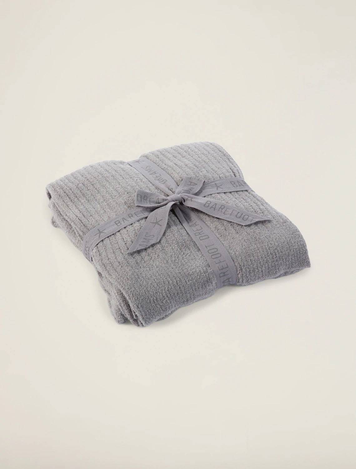 Barefoot Dreams - CozyChic Lite® Ribbed Throw - PEWTER - Findlay Rowe Designs
