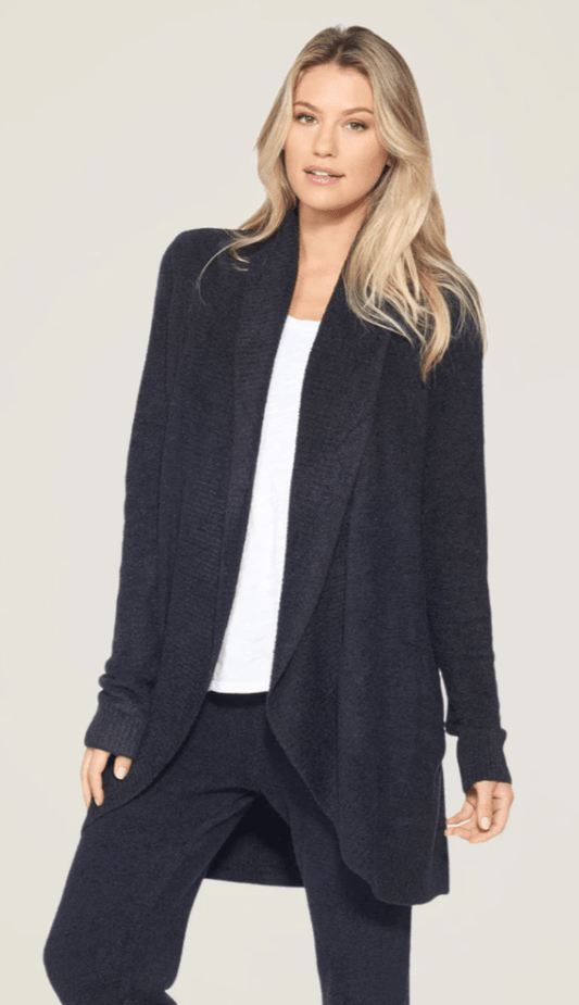 Barefoot Dreams - CozyChic Lite Black Circle Cardi - Findlay Rowe Designs