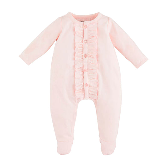 Mud Pie - Baby Sleeper - Pink with Ruffles - Findlay Rowe Designs