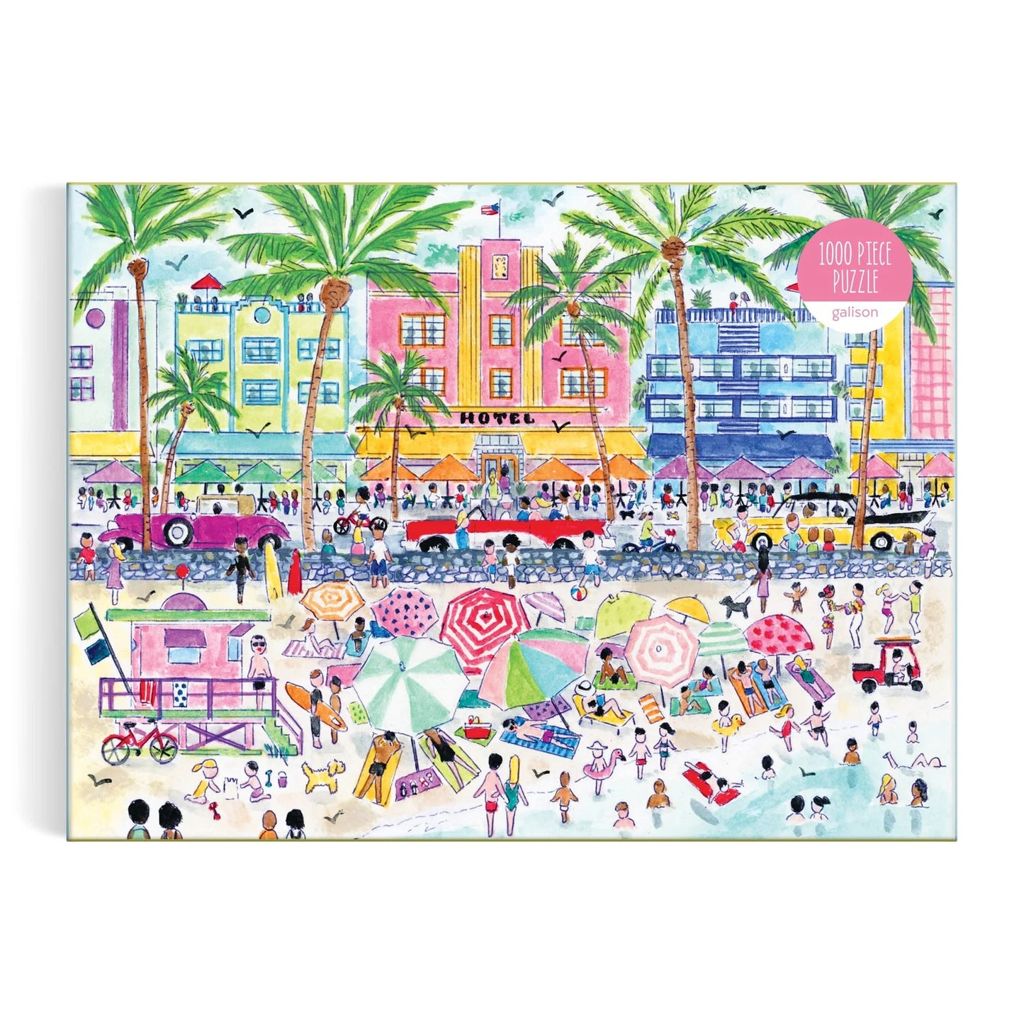 Puzzle - Michael Storrings South Beach Miami - 1000 Piece - Findlay Rowe Designs