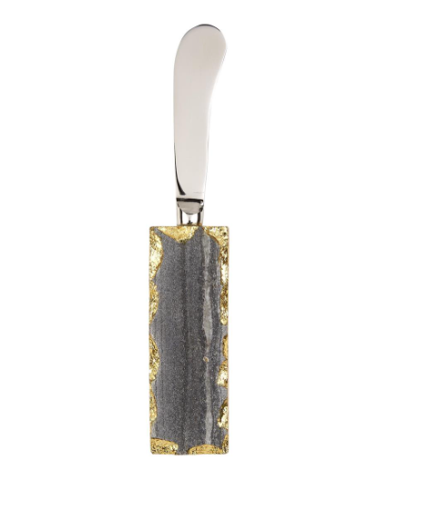 Mud Pie - Spreader - Stainless Steel - Metallic Handle