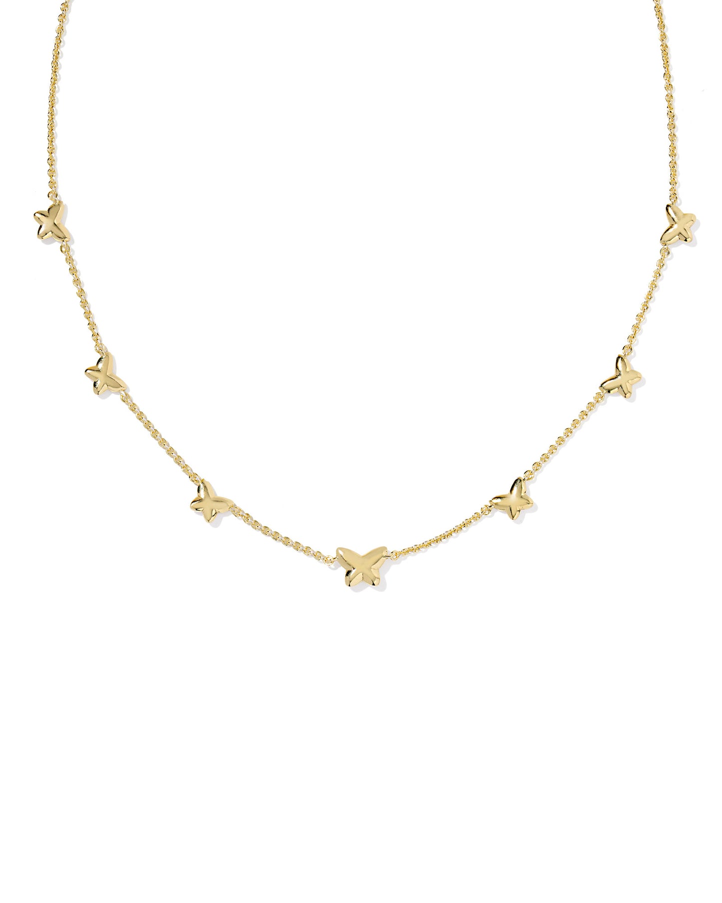 Kendra Scott - Necklace - Lillia Butterfly Gold Enamel Strand