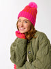 Shiraleah - Hadley Beanie - Pink Orange