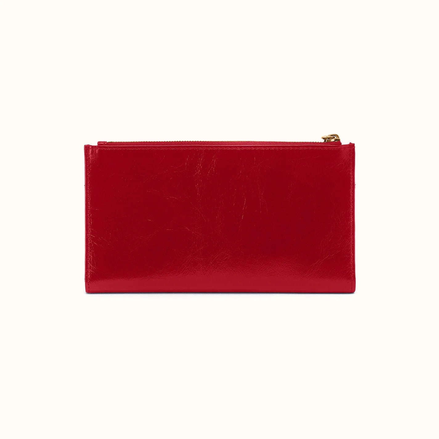 Hobo - Jill Large Billfold -  Polished Leather True Red - Findlay Rowe Designs