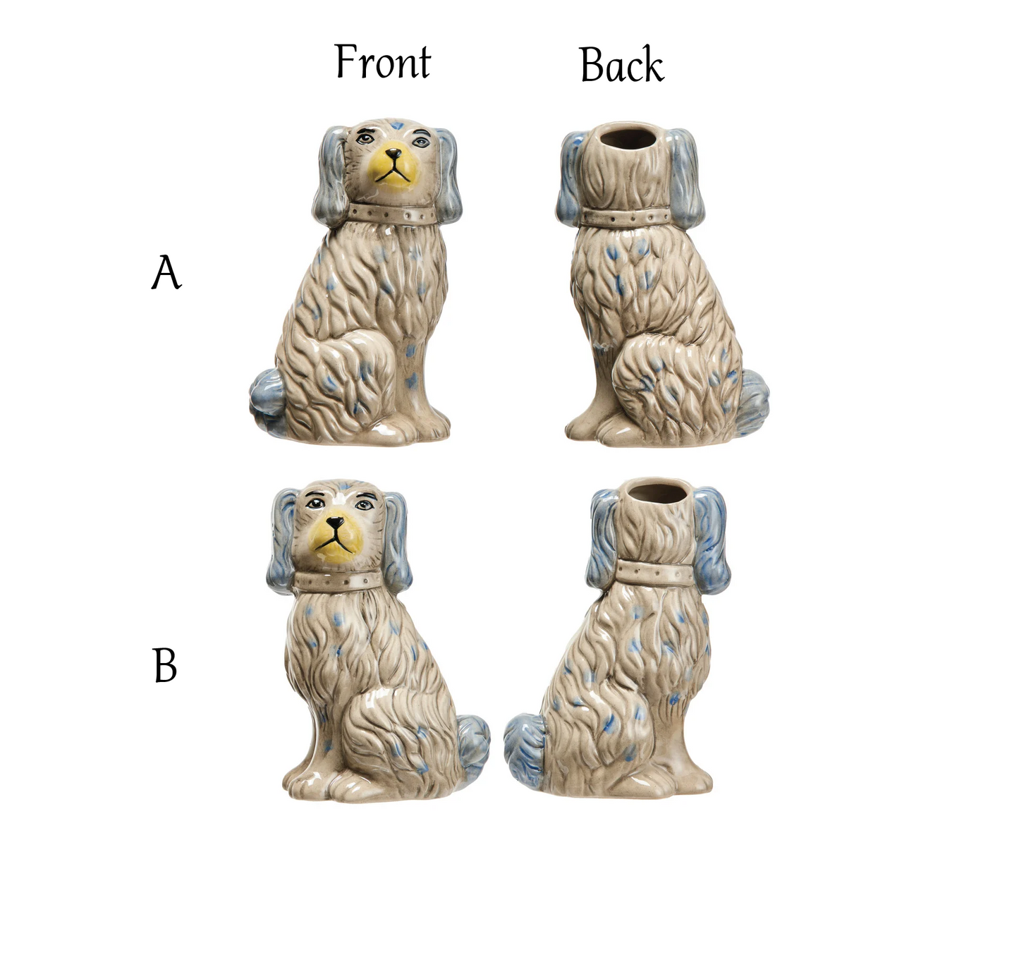 Vase -  Staffordshire Dog - Assorted - Findlay Rowe Designs