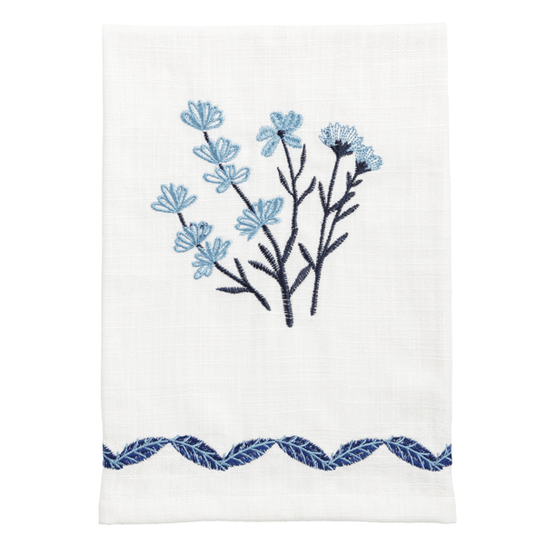 Mud Pie - Towel - Blue Flower - Findlay Rowe Designs