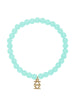 Bracelet - Small Glass Bead Stretch - Turquoise - Findlay Rowe Designs