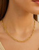 Natalie Wood - Necklace - Horizon Chain Layering -Gold - Findlay Rowe Designs
