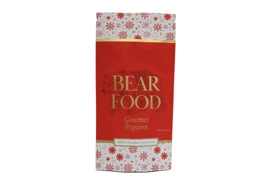 Bear Food - White Chocolate Peppermint Popcorn