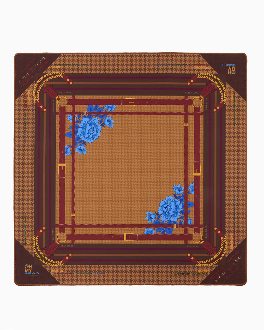 Oh My Mahjong - Mahjong Mat - Palomino with Tube - Findlay Rowe Designs