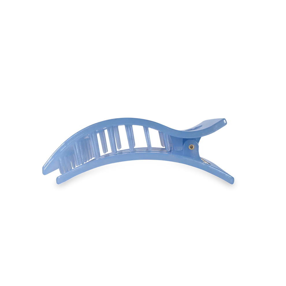 Teleties - Medium Flat Rectangle Hair Clip - Blue Lagoon - Findlay Rowe Designs