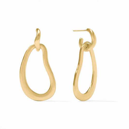 Julie Vos - Earring - Wave Doorknocker - Findlay Rowe Designs