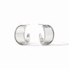 Julie Vos - Earrings - Savoy Hoop - Silver