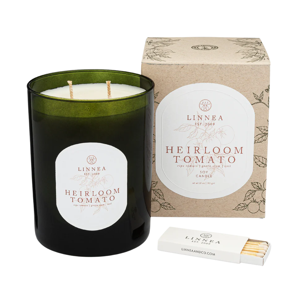 Linnea - 2-Wick Candle - Heirloom Tomato - Findlay Rowe Designs