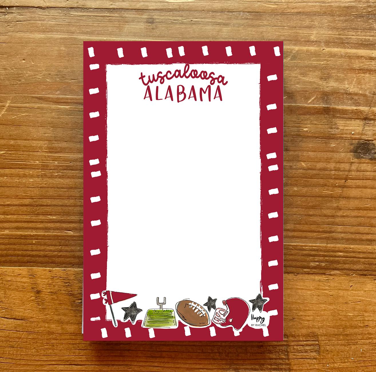 Happy by Rachel - Notepads - 4x6 Collegiate Gameday