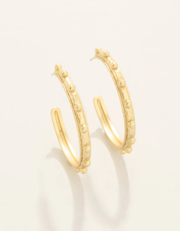 Spartina - Earrings - Mercer House Skinny Hoop - Findlay Rowe Designs