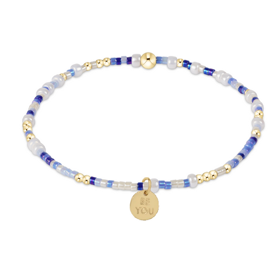 Enewton - Egirl - Hope Unwritten Bracelet - Is A Smurf's Butt Blue? - be you. Small Gold Disc - Findlay Rowe Designs