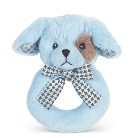 BEARINGTON - BABY RATTLE - BLUE - Findlay Rowe Designs