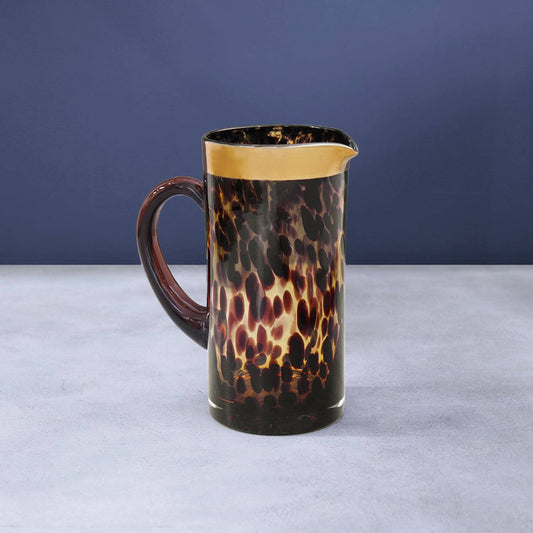Beatriz Ball - Tortoise and Gold Pitcher Glass - Findlay Rowe Designs