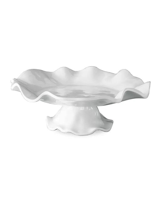 Beatriz Ball - VIDA Havana Pedestal Cake Plate White - Findlay Rowe Designs