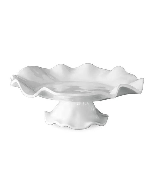 Beatriz Ball - VIDA Havana Pedestal Cake Plate (White) - Findlay Rowe Designs