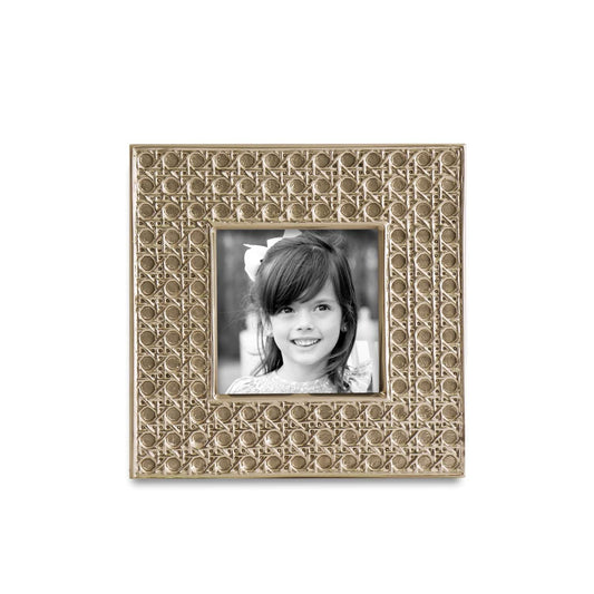 Beatriz Ball - FRAME Sierra Modern Rattan 3 x 3 (Gold) - Findlay Rowe Designs