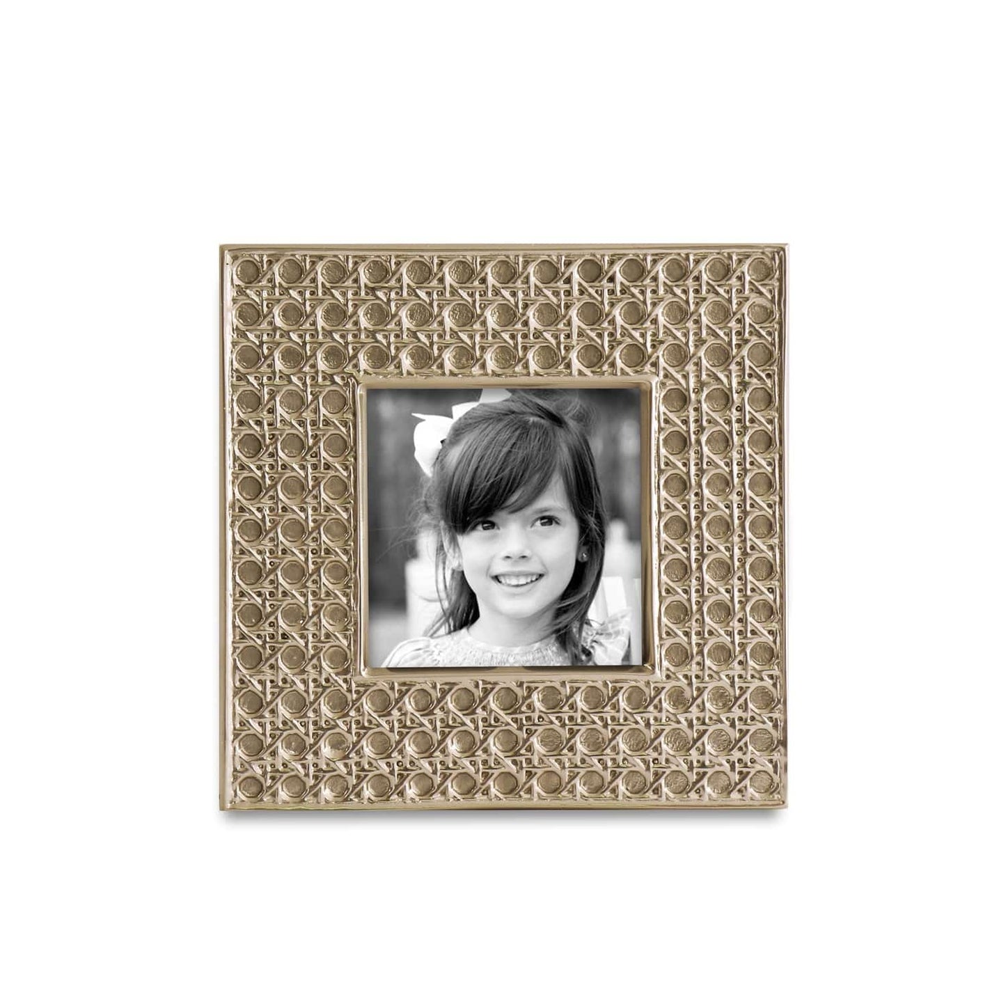 Beatriz Ball - FRAME Sierra Modern Rattan 3 x 3 (Gold) - Findlay Rowe Designs