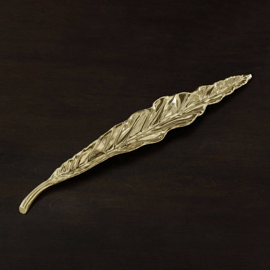 BEATRIZ BALL- SIERRA MODERN Olivia Leaf Platter (Gold) - Findlay Rowe Designs