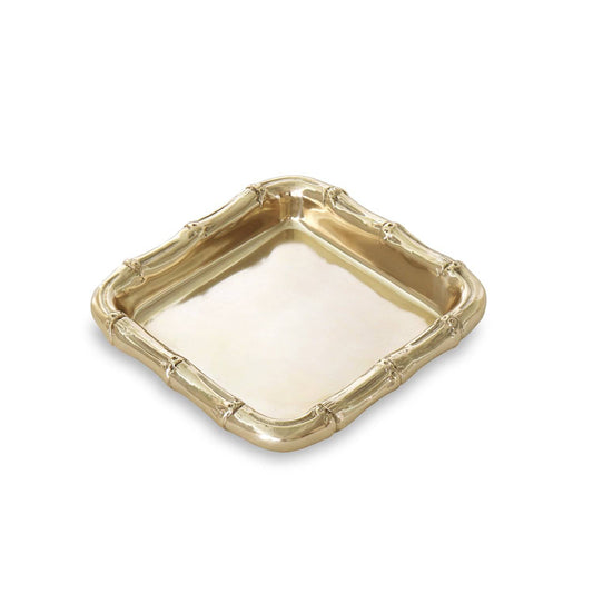 GIFTABLES Sierra Modern Bamboo Cocktail Napkin Holder (Gold) - Findlay Rowe Designs