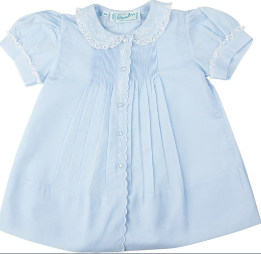 Feltman Brothers - Girls - Dress Blue Scalloped Trim Slip - 3mo - Findlay Rowe Designs