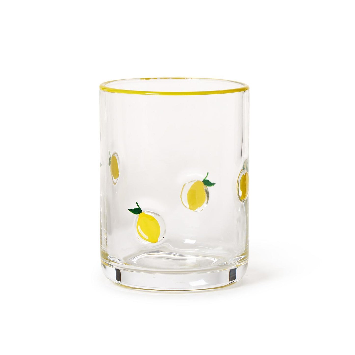 Double Old Fashion Glass - Lemon - Findlay Rowe Designs