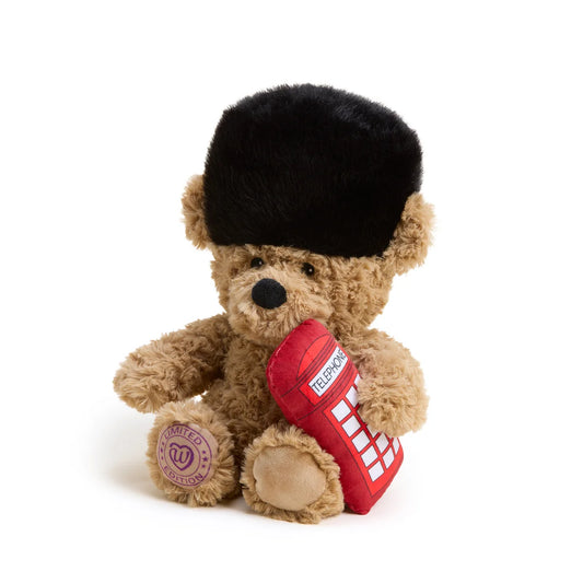 Warmies - Brown Curly Bear World Tour