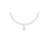 Enewton - Classic Pearl 3mm Bead Bracelet - Signature Cross - Sterling - Findlay Rowe Designs