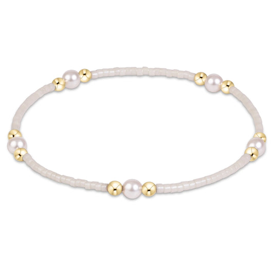 Enewton - Hope Purpose Pearl Bracelet - Milkshake