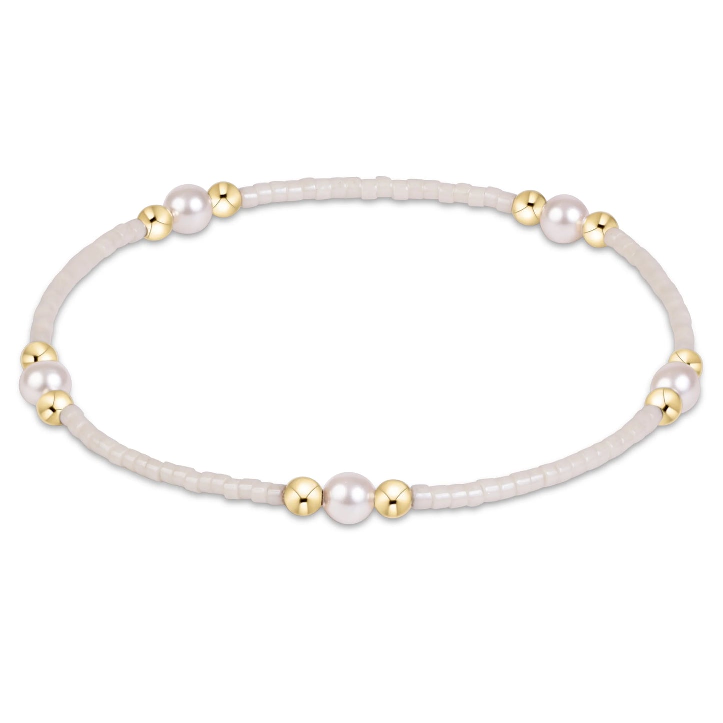 Enewton - Hope Purpose Pearl Bracelet - Milkshake