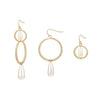Natalie Wood - Sea Breeze 3 i n 1 Pearl Drop Earrings - Findlay Rowe Designs