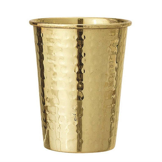 Hammered Stainless Steel and Brass Cup - Findlay Rowe Designs