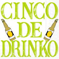 Cinco De Drinko cocktail Napkins - Findlay Rowe Designs