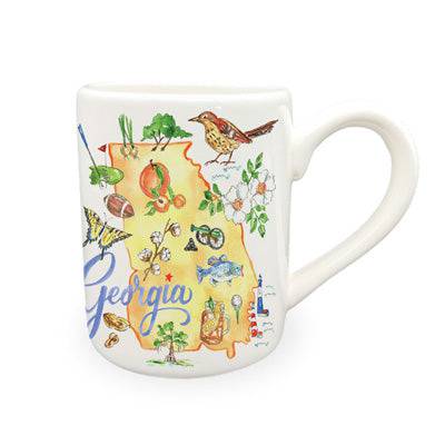 Rosanne Beck - Georgia State Collection - Mug - Georgia - Findlay Rowe Designs