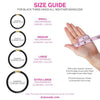 Budha Girl - All Weather Bangles® - Three Queens - Clear Crystal - Findlay Rowe Designs