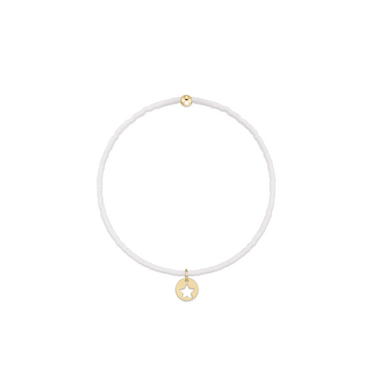 Enewton - Hope Classic Bracelet - White - Star Small Gold Disc