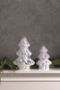 Mud Pie - Christmas White Tortoise Glass Trees