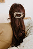 Teleties - Flat Round Clip - Blonde Tortoise - Large - Findlay Rowe Designs