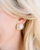 Susan Shaw - Earrings - Classic Pearl Cab Studs