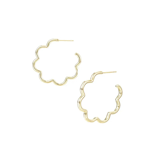 Natalie Wood - Earring - Aurora Hoop - Gold